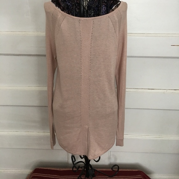 ANN TAYLOR OWL HIGH LOW SPRING SWEATER XS - Picture 3 of 8